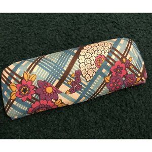Vintage Hard Shell Lined Snap Shut Eye Glass case